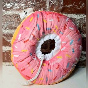 NEW Plush Cat/Dog Soft Donut Collar, Pet, Surgery Recovery, pillow plush cone